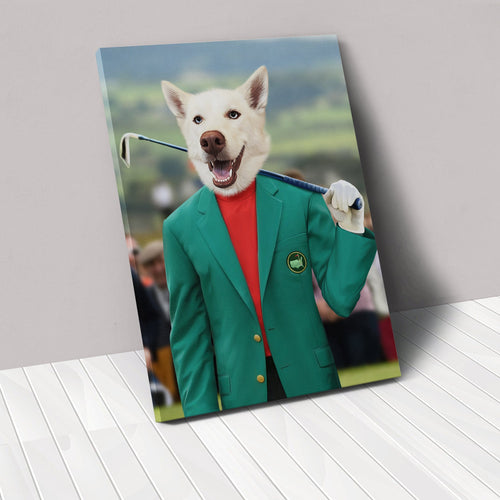 Crown and Paw - Canvas The Master - Custom Pet Canvas