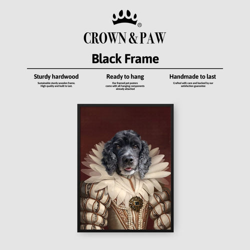 Crown and Paw - Poster The Queen - Custom Pet Poster
