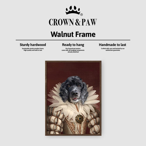 Crown and Paw - Poster The Queen - Custom Pet Poster