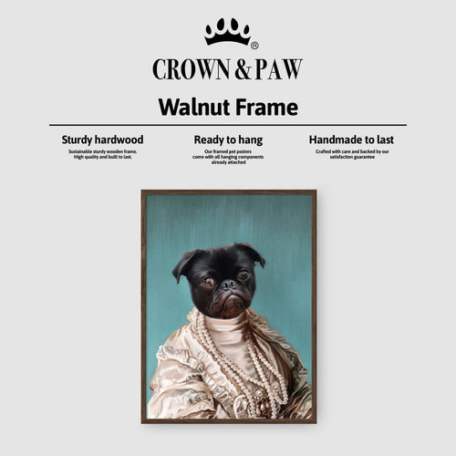 Crown and Paw - Poster The Queen Regent - Custom Pet Poster