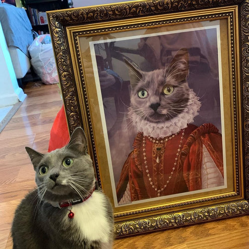 Crown and Paw - Poster The Queen of Roses - Custom Pet Poster