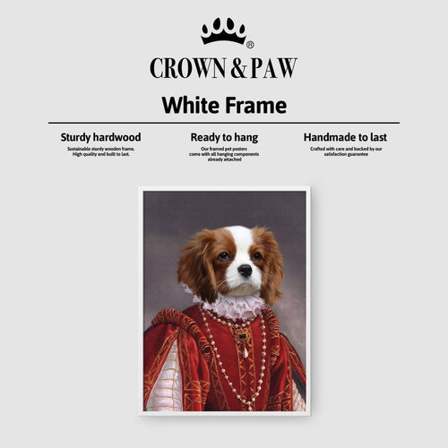 Crown and Paw - Poster The Queen of Roses - Custom Pet Poster