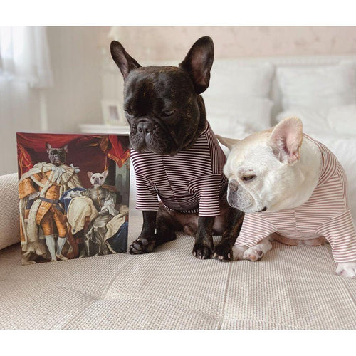 Crown and Paw - Canvas The Royal Couple - Custom Pet Canvas