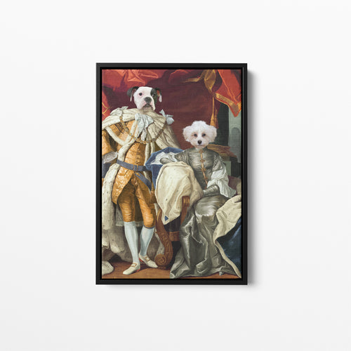 The Royal Couple - Custom Pet Canvas