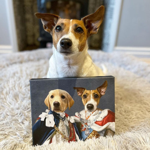 Crown and Paw - Canvas The Rulers - Custom Pet Canvas