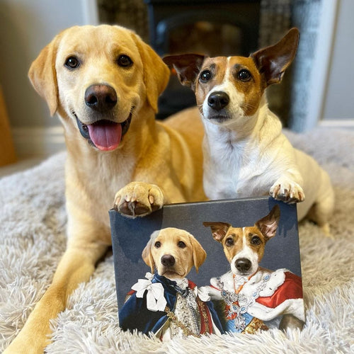 Crown and Paw - Canvas The Rulers - Custom Pet Canvas