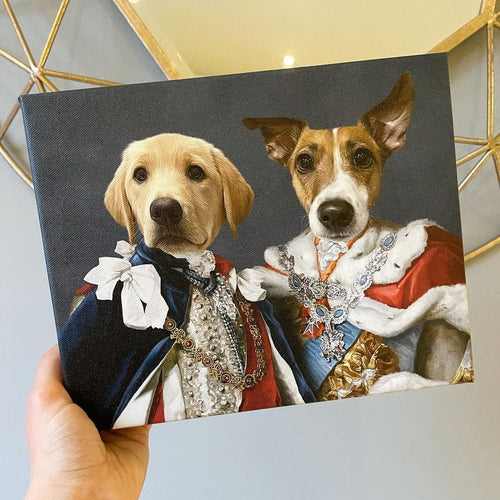 Crown and Paw - Canvas The Rulers - Custom Pet Canvas