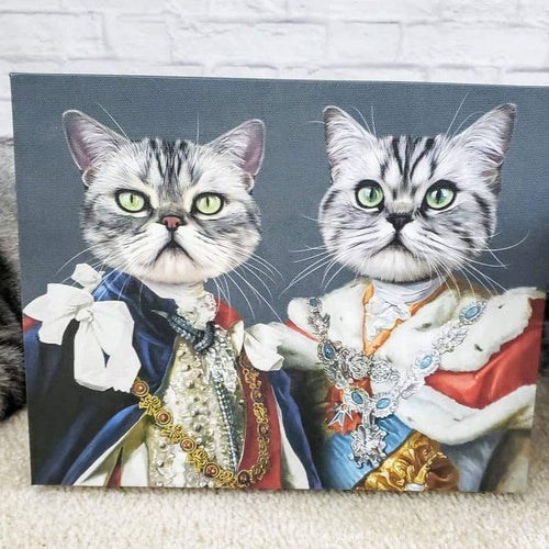 Crown and Paw - Canvas The Rulers - Custom Pet Canvas