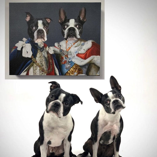 Crown and Paw - Canvas The Rulers - Custom Pet Canvas