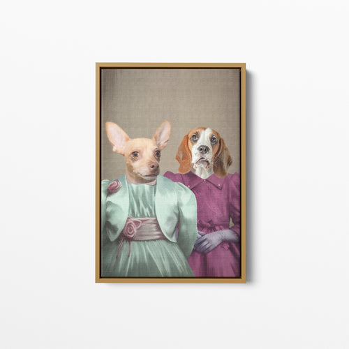 The Sisters - Custom Pet Canvas