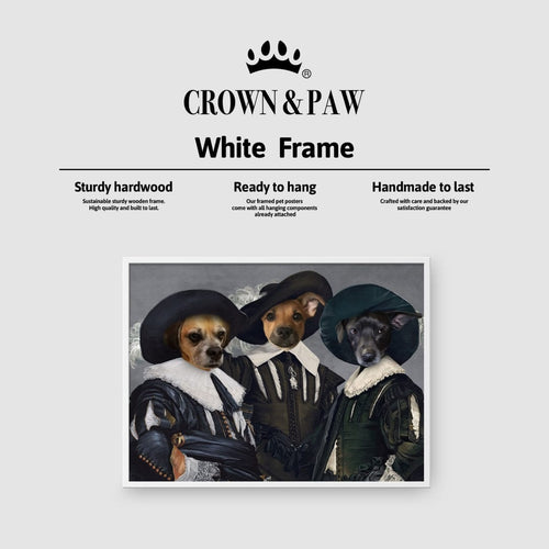 Crown and Paw - Poster The Three Musketeers - Custom Pet Poster