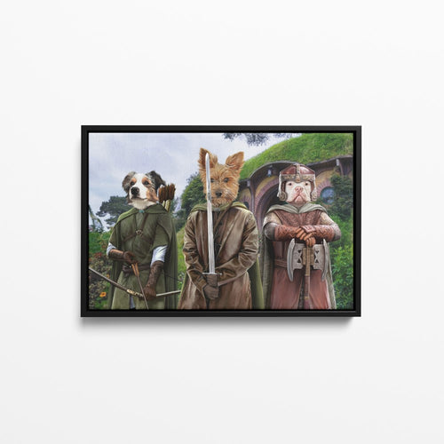 The Three Pawtectors - Custom Pet Canvas
