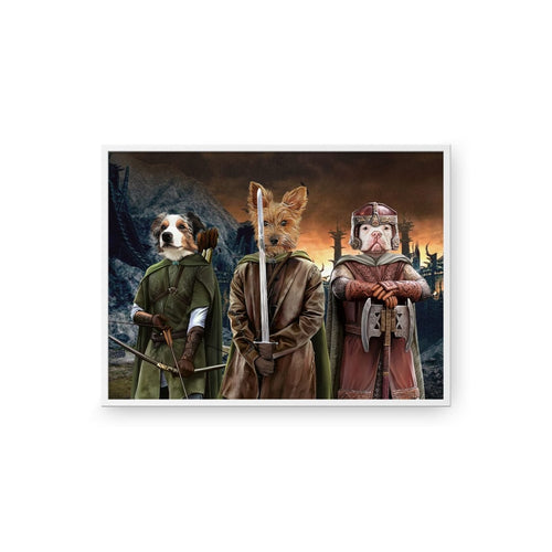 Crown and Paw - Poster The Three Pawtectors - Custom Pet Poster