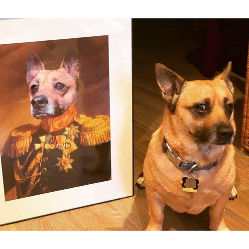 Crown and Paw - Poster The Veteran - Custom Pet Poster