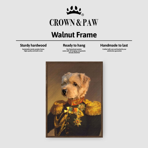 Crown and Paw - Poster The Veteran - Custom Pet Poster