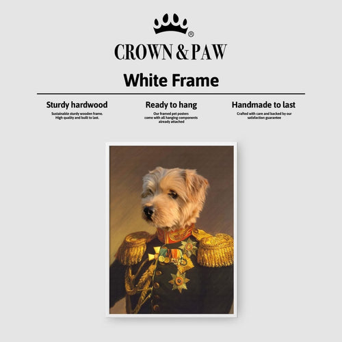 Crown and Paw - Poster The Veteran - Custom Pet Poster