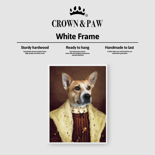 Crown and Paw - Poster The Young King - Custom Pet Poster