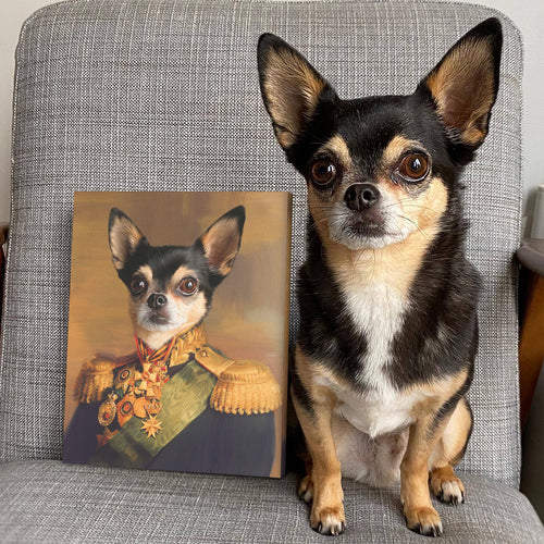 The Colonel - Custom Pet Canvas