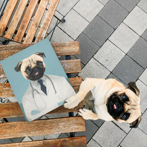 The Doctor - Custom Pet Canvas