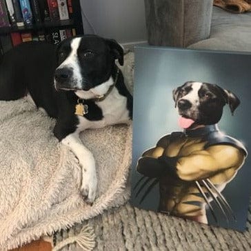 Crown and Paw - Canvas The Pawverine - Custom Pet Canvas