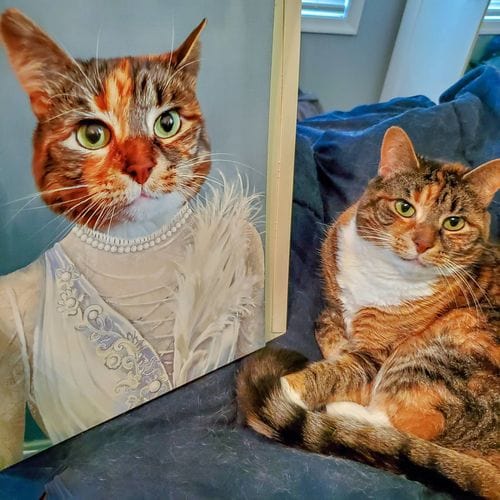 Crown and Paw - Canvas The Ballerina - Custom Pet Canvas