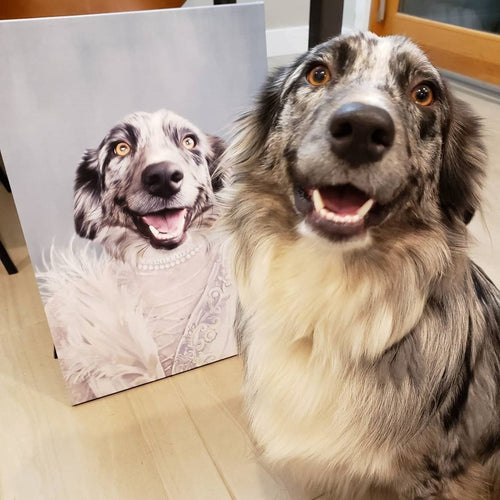 Crown and Paw - Canvas The Ballerina - Custom Pet Canvas