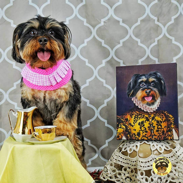 The Golden Queen - Custom Pet Canvas
