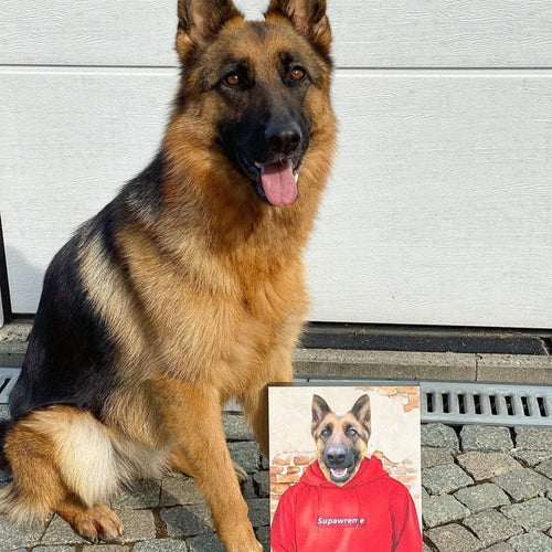 Crown and Paw - Canvas The Hypebeast - Custom Pet Canvas
