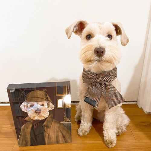 Crown and Paw - Canvas The Detective - Custom Pet Canvas