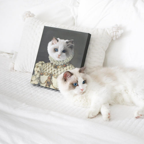 Crown and Paw - Canvas The Princess - Custom Pet Canvas