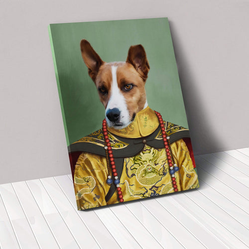 Crown and Paw - Canvas The Chinese Emperor - Custom Pet Canvas
