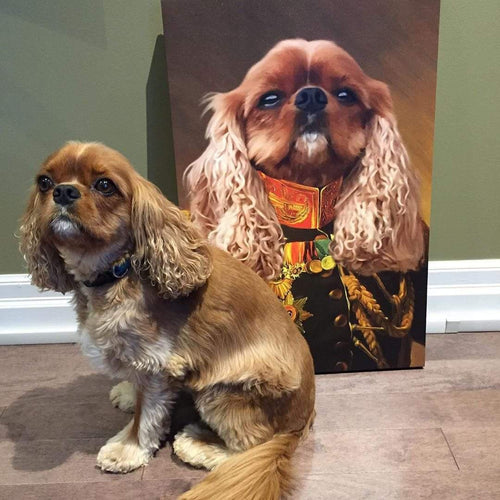Crown and Paw - Canvas The Veteran - Custom Pet Canvas
