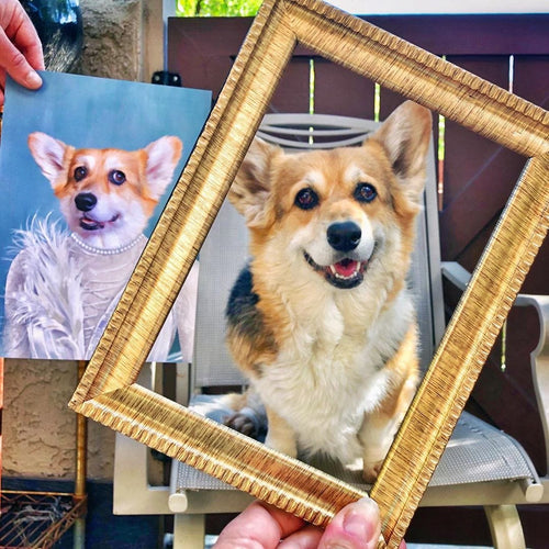Crown and Paw - Canvas The Ballerina - Custom Pet Canvas