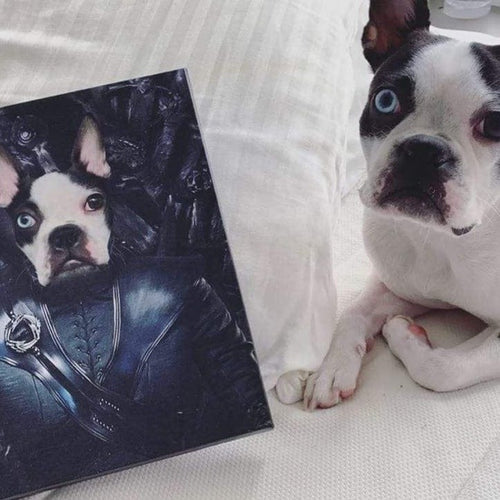 Crown and Paw - Canvas The Mother Of Dragons - Custom Pet Canvas