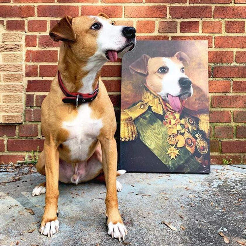 Crown and Paw - Canvas The Colonel - Custom Pet Canvas