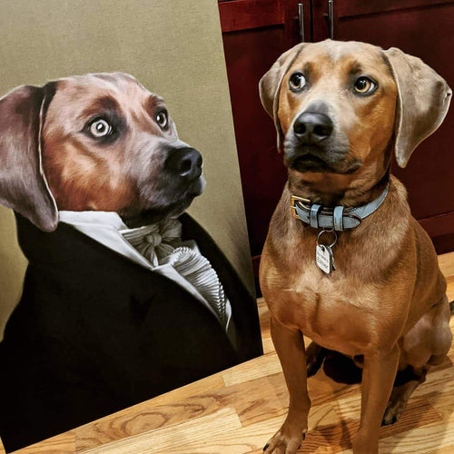 Crown and Paw - Canvas The Ambassador - Custom Pet Canvas