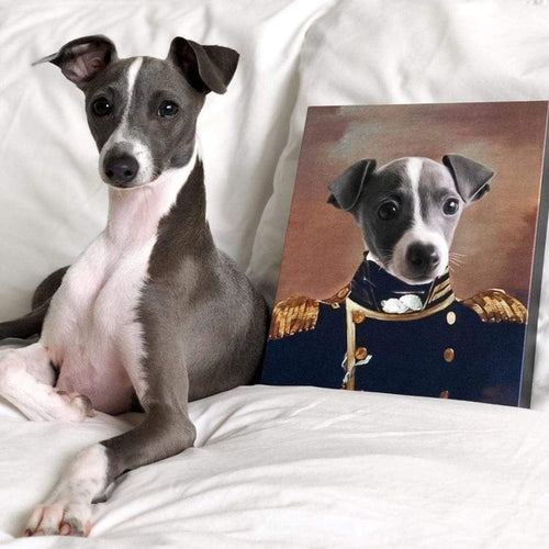 Crown and Paw - Canvas The Admiral - Custom Pet Canvas