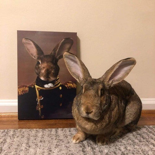 Crown and Paw - Canvas The Admiral - Custom Pet Canvas