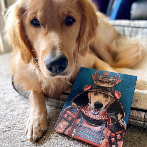 Crown and Paw - Canvas The Samurai - Custom Pet Canvas