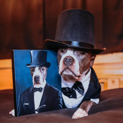 Crown and Paw - Canvas The Gentleman - Custom Pet Canvas