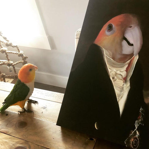 Crown and Paw - Canvas The Count - Custom Pet Canvas