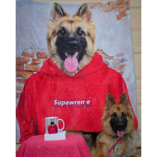 Crown and Paw - Blanket The Hypebeast - Custom Pet Blanket