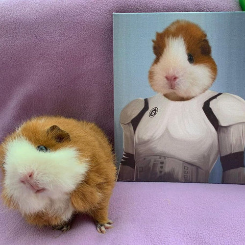 Crown and Paw - Canvas The Trooper - Custom Pet Canvas