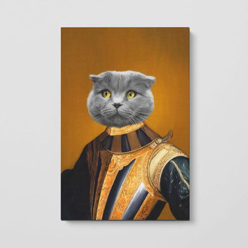 Crown and Paw - Canvas The Knight - Custom Pet Canvas