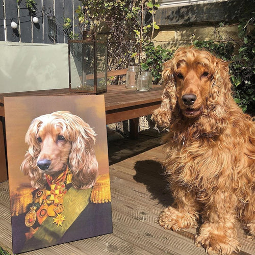 Crown and Paw - Canvas The Colonel - Custom Pet Canvas