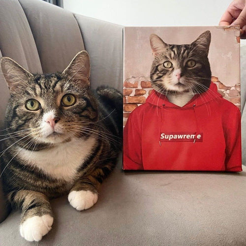 Crown and Paw - Canvas The Hypebeast - Custom Pet Canvas