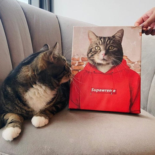 Crown and Paw - Canvas The Hypebeast - Custom Pet Canvas