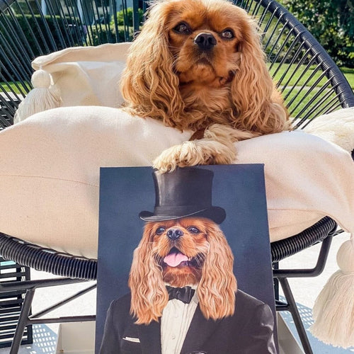 Crown and Paw - Canvas The Gentleman - Custom Pet Canvas