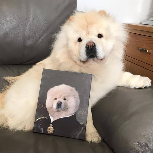 Crown and Paw - Canvas The Duchess - Custom Pet Canvas