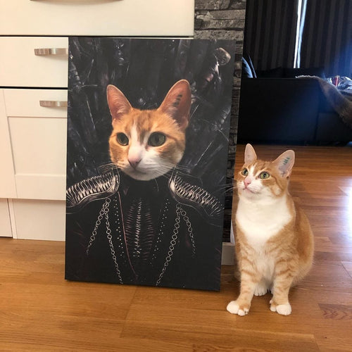 Crown and Paw - Canvas The Queen of the Seven Kingdoms - Custom Pet Canvas
